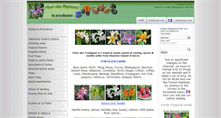 Desktop Screenshot of fleur-des-tropiques.com